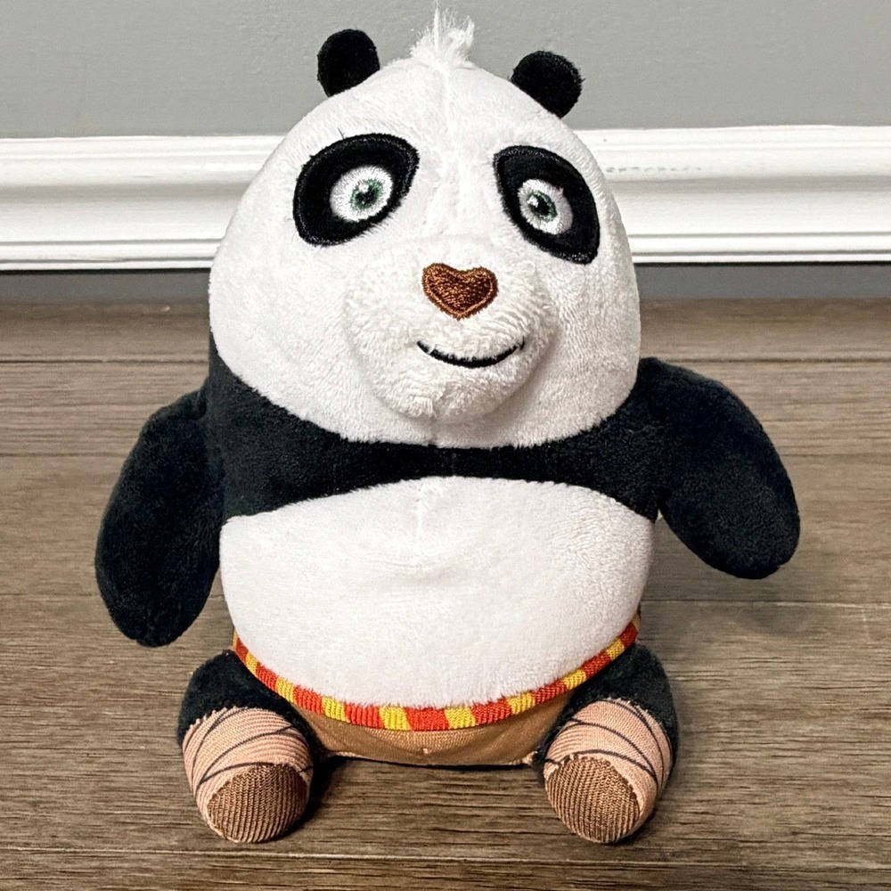 DreamWorks Kung Fu Panda 4 Po Plush Stuffed Animal Dragon Warrior Toy